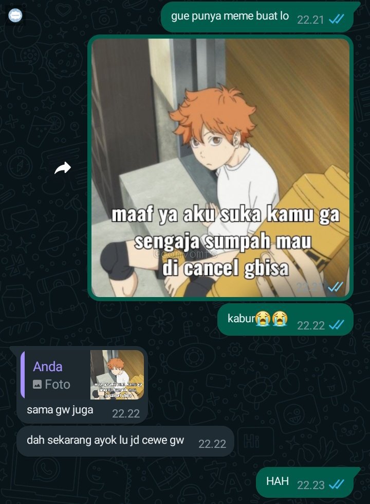 convomfs's tweet photo. 💭 AKU YANG MULAI AKU JGA YG PANIKKKK 😭😭 https://t.co/EdPZNnoxwO