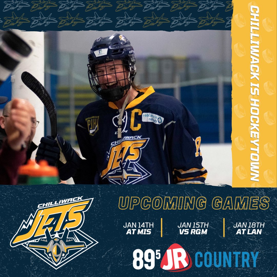 ChilliwackJets's tweet photo. Delta Takes The Win.. π©οΈ
Shots 30 CHWK to 37 DEL
#backtobasics #headinghome #timetorefuel #letsgojets #pjhl #jetsdowned #regroupandrefocus https://t.co/cMrD4FDoW0