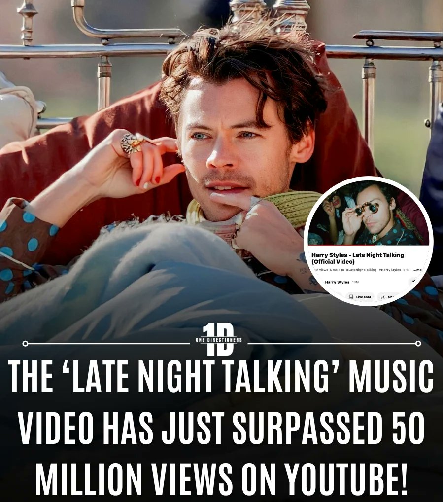 1directioner0's tweet photo. @Harry_Styles's #LateNightTalking Deserves More https://t.co/dAUKwaAYKb