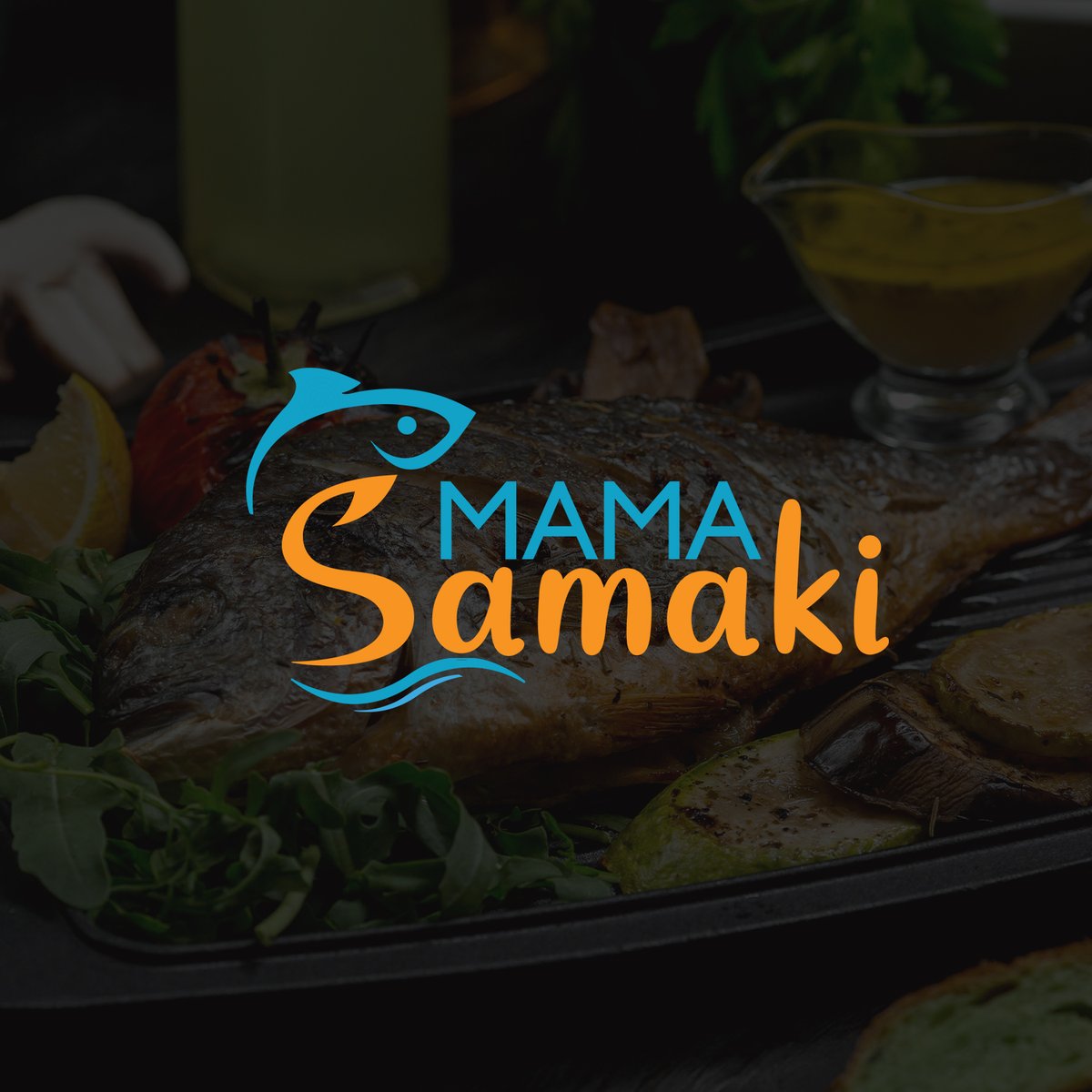 martinosome_'s tweet photo. Mama Samaki logo concept design https://t.co/LGkj3bxr8r