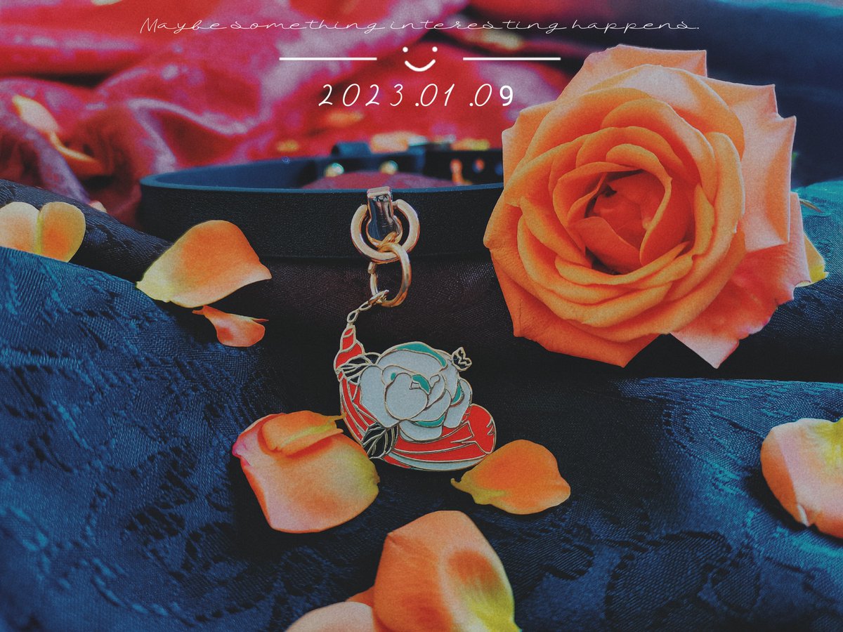 Rx93658's tweet photo. first choker in my life🎉 
#VoxAkuma https://t.co/oLjYPx1pWe