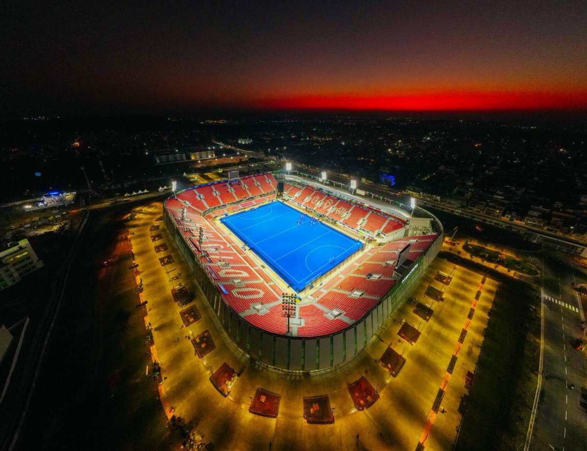 sunayasmile's tweet photo. Odisha all set to inaugurate #HockeyWorldCup2023 in a short while from now. Indeed a moment of pride for the nation - back to back 2 world cup events in Odisha. https://t.co/EiAV1eaPNC