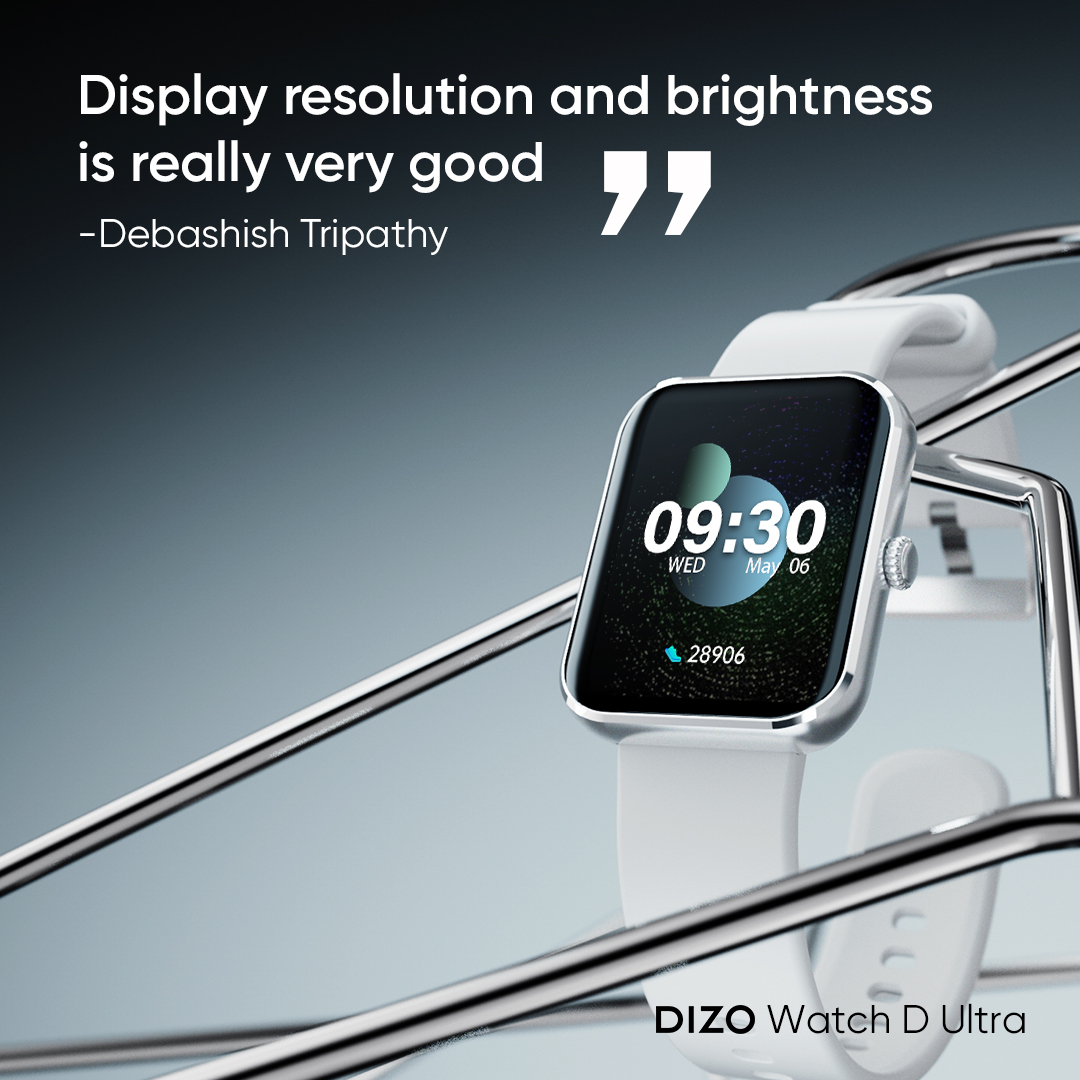 DIZOTech's tweet photo. The experts have made their mind, #DIZOWatchDUltra is all you can ask for in a calling smartwatch!
1 day to go before you experience the #CallForSharpness.
Coming for you at โน3,299/- on 12th Jan, 12 PM at Flipkart
๐ https://t.co/GUvY98tex4
#DIZO #BeDifferent https://t.co/WXMkYVhrhv