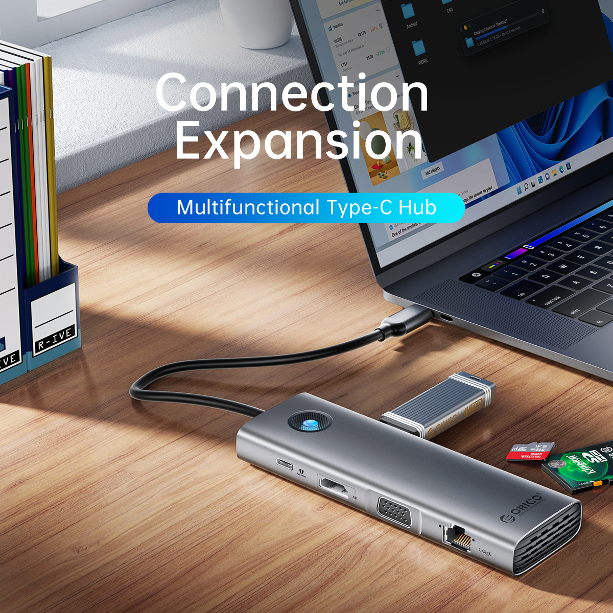 ORICO_Official's tweet photo. Get more out of your devices with the power to expand more. ORICO 10 IN 1 USB Hub is here for your rescue.

Offering power delivery, and pass-through charging, this USB hub supports up to 100W that keeps your devices working longer. It also provides super transfer of files. https://t.co/YTGmnk4s9d