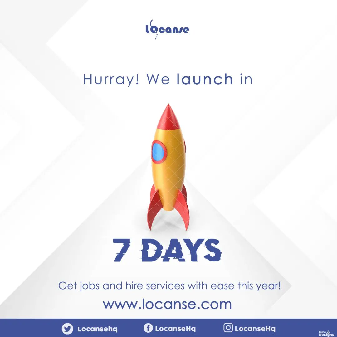 LocanseHQ's tweet photo. Gather around guys, we've got only one week left! 7 days until the end of the challenge and until our official launch!!
🥳🎉 https://t.co/1NawFvew8h