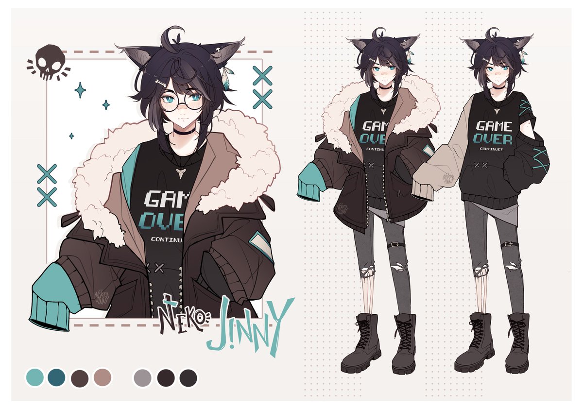 NekoJinnyArt's tweet photo. Heyo I'm Jinny, an illustrator who likes to draw Genshin and design characters 💙
I would like to share some of my favs since it's #PortfolioDay 👉👈
Thank you so much, RTs are much appreciated! https://t.co/YS31btkfsp