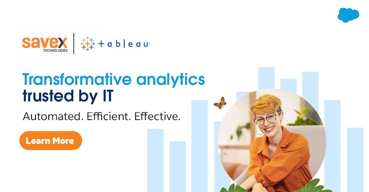 SavexTechnology's tweet image. Yesterday&apos;s data management won&apos;t get you the results you&apos;ll want tomorrow. Chart a new path with automated and intelligent enterprise data governance.
Visit: bit.ly/3Pjrwad
#tableaupartner #data #people #tableau #analytics #dataanalytics #dataandanalytics #tableaureader