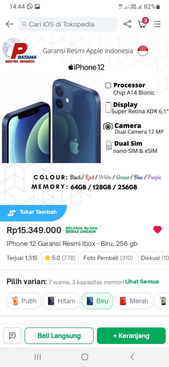 CecepPerN's tweet photo. @tokopedia Mau ganti hp dong minto selain itu juga untuk keperluan jualan online seperti foto dan video agar hasilnya bagus #SaldoKaget #Apple https://t.co/ABqDbndNiu
