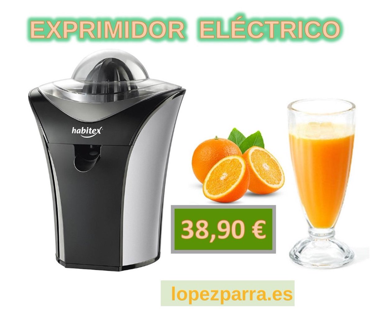 LopezParraSL's tweet photo. Si te gusta el zumo recién hecho: 🍊🍐 esta 𝙊𝙁𝙀𝙍𝙏𝘼❗️ es para ti.
💥𝗘𝗫𝗣𝗥𝗜𝗠𝗜𝗗𝗢𝗥 𝗦𝗧𝗬𝗟𝗘 𝗛𝗔𝗕𝗜𝗧𝗘𝗫🥤
✔️Filtro y vertedor acero inoxidable.
✔️2 conos de 2 tamaños.
✔️Vertido directo, sistema antigoteo, base antideslizante...
🛒👉https://t.co/yL95ieJUvF https://t.co/Z5vLPnKSd6