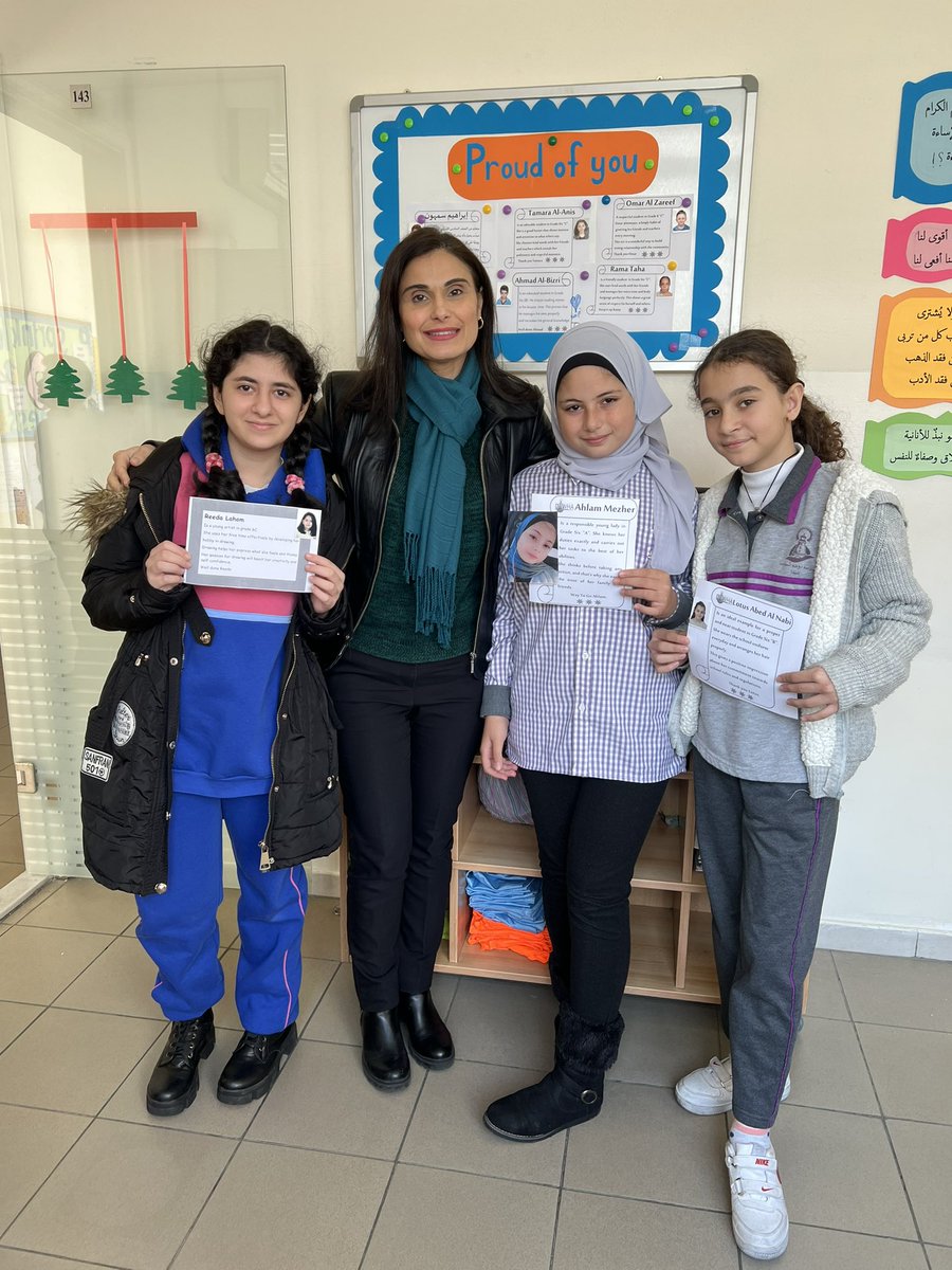 You are special and we are proud of you…#good_behaviour #grade6 <a href="/makdawhaschool/">Makassed Dawha School</a>