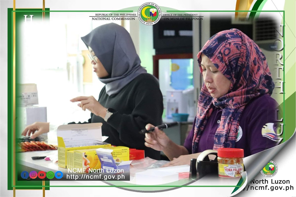 NCMF_BER's tweet photo. The NCMF-North Luzon Regional Office under Regional Director Atty.
Raihanah Sarah T. Macarimpas, through the Occupational Safety and Health (OSH) Committee, conducted distribution of health packs and blood pressure taking for senior citizens in Baguio City. https://t.co/YhZ3qC5x8z