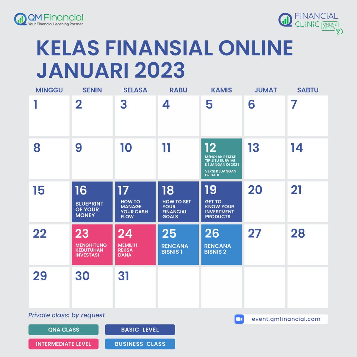 mrshananto's tweet photo. Mari memulai awal tahun dengan beberes keuangan lagi yah 🤗💙

Silakan. Cek jadwalnya lebih lengkap di sini: https://t.co/faoczxKNRo

#FinClic
#FinancialClinic
#ketagihanFCOS https://t.co/i7TU9mLMQE