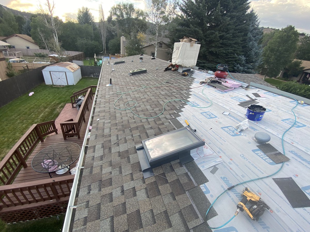 mountainroofers's tweet photo. Gypsum. Rodarte Residence re-roof. https://t.co/wqML0XuAx5