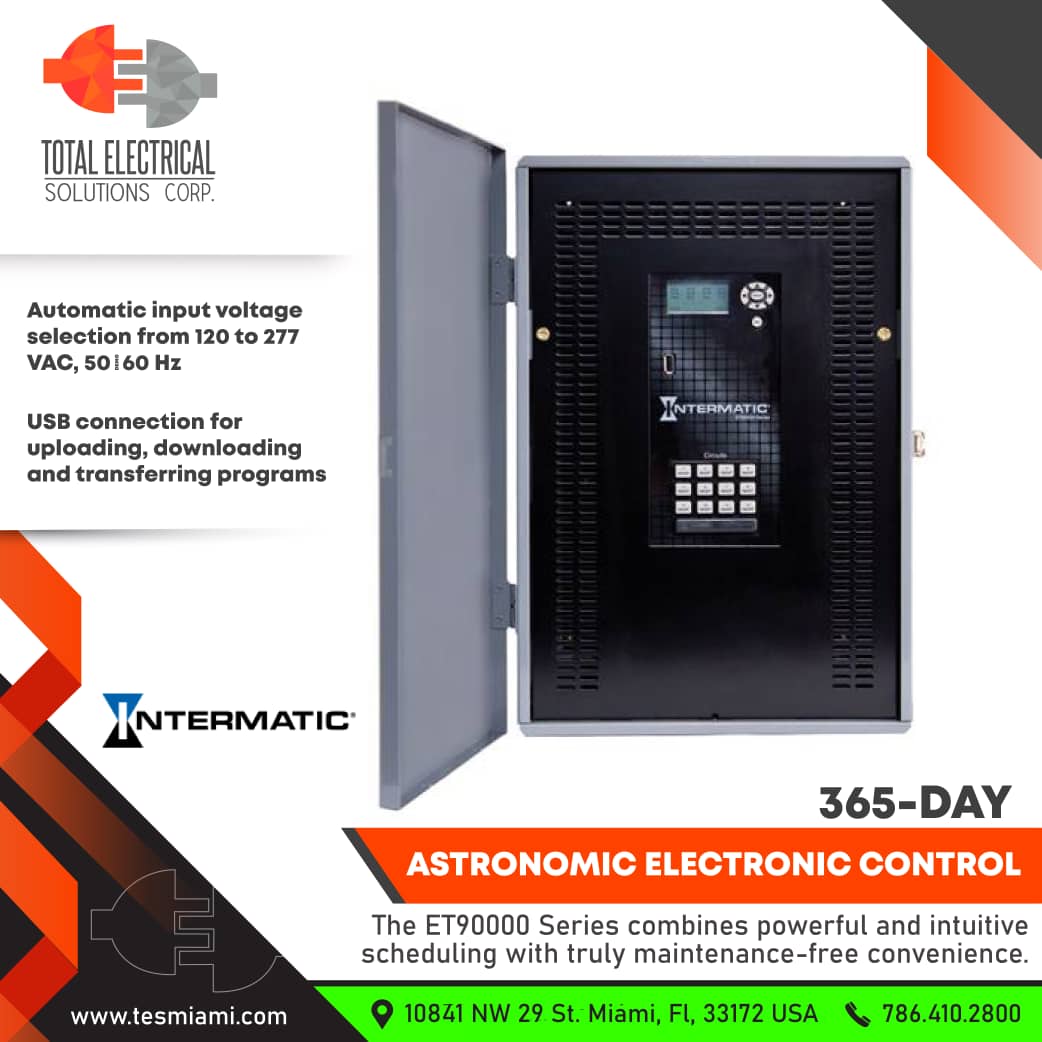 tesmiami's tweet photo. 🇺🇸We are Distributors of all Intermatic products.
➡For more information: info@tesmiami.com
☎Telephone: +1 (786) 410 2800 https://t.co/r0j48x6xY7