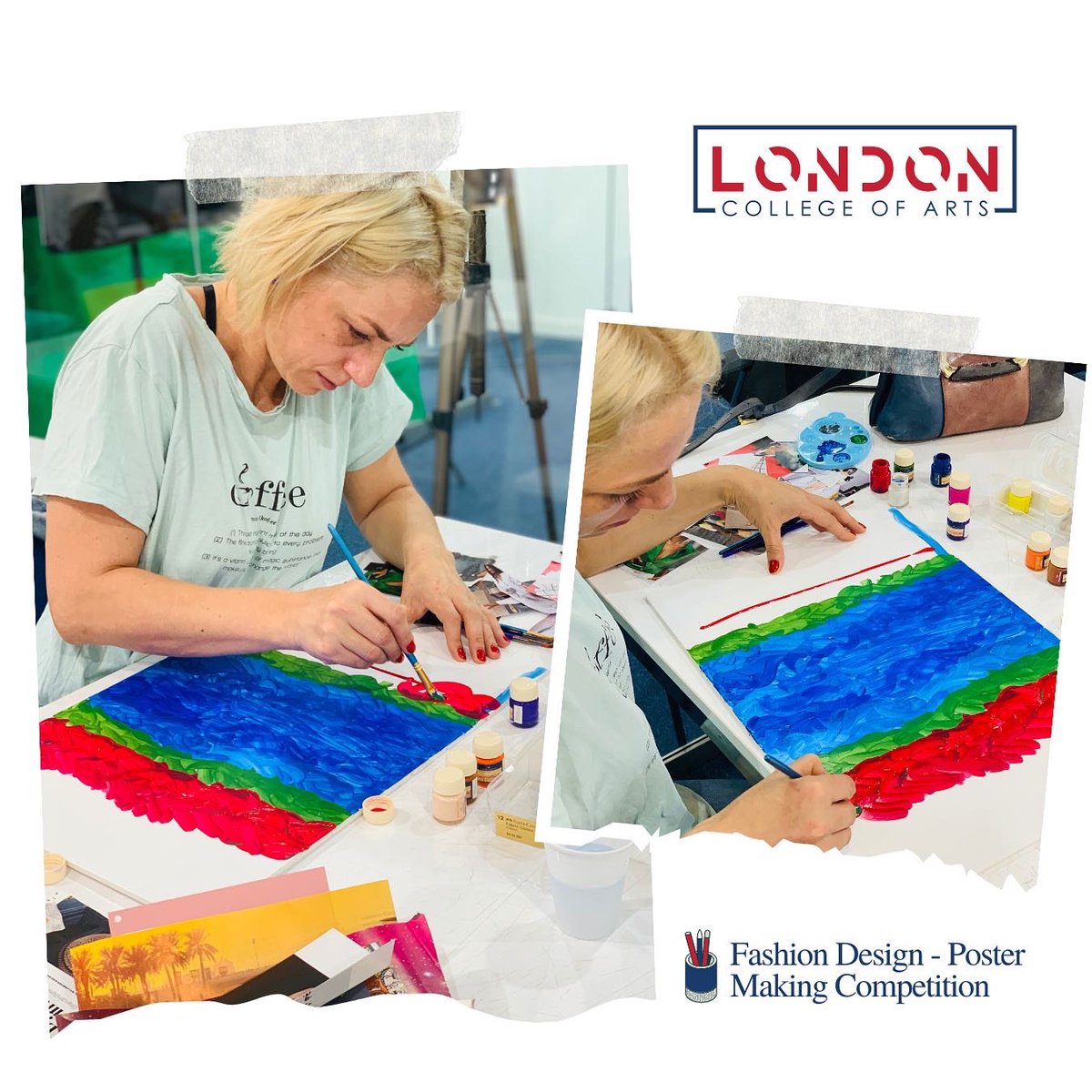 capitaldxb's tweet photo. Have a glimpse at the poster-making competition by our Fashion Design students based on the theme to recreate a Fashion Magazine cover page according to a designer's mind/ ideas.

 #fashiondesign #fashion #postermaking  #fashiondesigntips #capitaldxb  #mydubai https://t.co/gLDyQO48D6