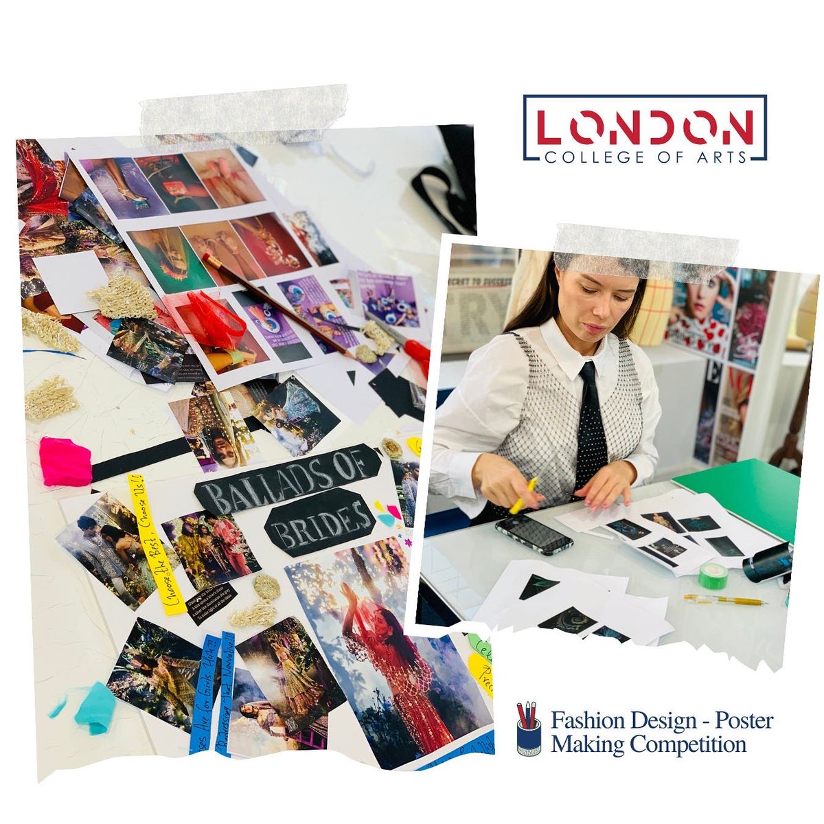 capitaldxb's tweet photo. Have a glimpse at the poster-making competition by our Fashion Design students based on the theme to recreate a Fashion Magazine cover page according to a designer's mind/ ideas.

 #fashiondesign #fashion #postermaking  #fashiondesigntips #capitaldxb  #mydubai https://t.co/gLDyQO48D6