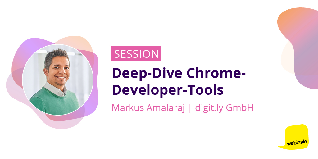 webinale's tweet photo. Markus Amalaraj (@t6e_de) erklärtdir die einzelnen Tabs des Chrome-Developer-Tools und wie du das Beste für dich und deine Arbeit herausholen kannst.

Erfahre jetzt mehr >> https://t.co/0buQqvTPdS

#webinale https://t.co/cSLlzmAFqQ