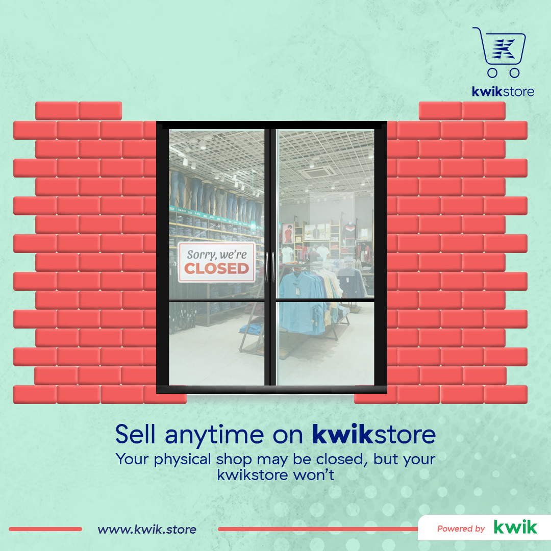 GetKwikStore's tweet photo. The beauty of having an online store is that it is open 24/7.​

Got a kwikstore? Share your unique URL now and sell around the clock. ​

#kwikstore #ecommerce #onlineshopping #onlineseller #sellonlineforfree https://t.co/Rg9Wnr8dzZ