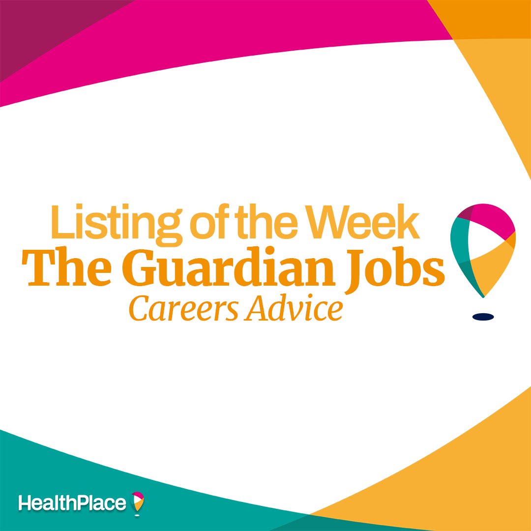 HealthPlaceUK's tweet photo. Our Listing of the Week is...Careers Advice by Guardian Jobs! ๐
Visit https://t.co/Y9vQLvfeAW to find high-quality support just like @GuardianJobs!
#career #job #jobs #jobsearch #education #business #success #hiring #careergoals #work #motivation #recruitment #healthplace #nhs https://t.co/UrbdRq6Xqt