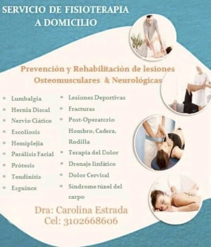 Te duele tu espalda, piernas o demas partes del cuerpo ?

Servicio de Fisioterapia a domicilio