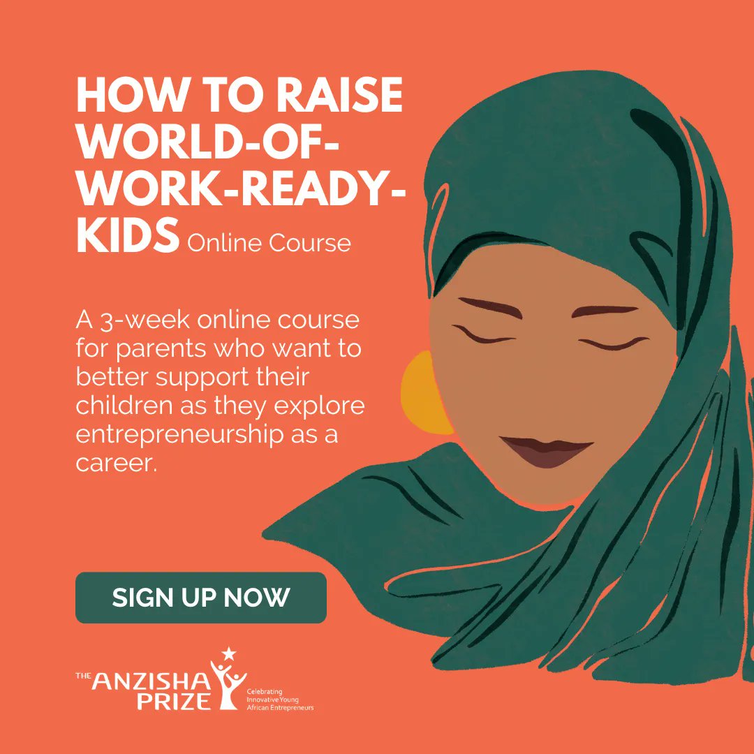 anzishaprize's tweet photo. REGISTER NOW for our online course & get a FREE copy of our eBook, Parenting the Boss: Think Like a Parent, Act Like a Coach!
SIGN-UP today - Click the Link in Bio
#AnzishaPrize #AnzishaEffect #Youth #Leadership #Entrepreneurship #LeadershipDevelopment #BusinessInAfrica #Africa https://t.co/mzBgTRSOTr