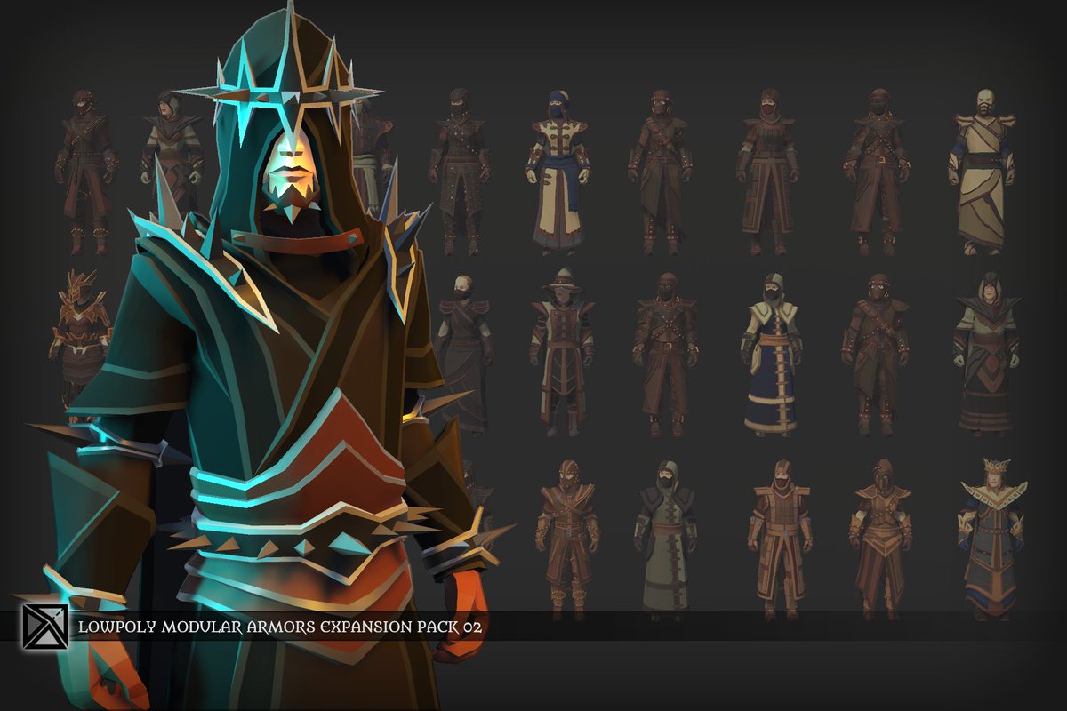 PolytopeStudio's tweet photo. 3 armors pack at the price of one!
Armors Bundle on the #Unity3d #AssetStore
https://t.co/JzKLUf7JYt
@Unity3DBot @AssetStore_JP @unitygames @BestofUnity @AssetStore #fantasy #indiegame #indiegamedev #lowpoly #gamedev #madewithunity #assetStoreunity3d #armor https://t.co/95nZ1o36yx