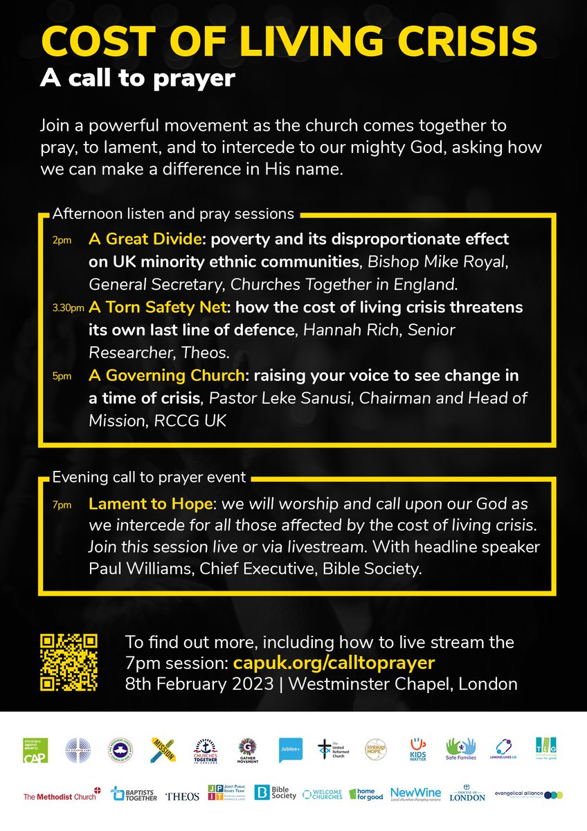 SafeFamiliesUK's tweet photo. Are you looking for ways to pray for those affected by the cost of living crisis? 🙏 
Let's come together in prayer and support those facing financial struggles. 

Reserve your free space at https://t.co/Whd6EizsQj

@CAPuk #calltoprayer https://t.co/qAOCQD8Uwy