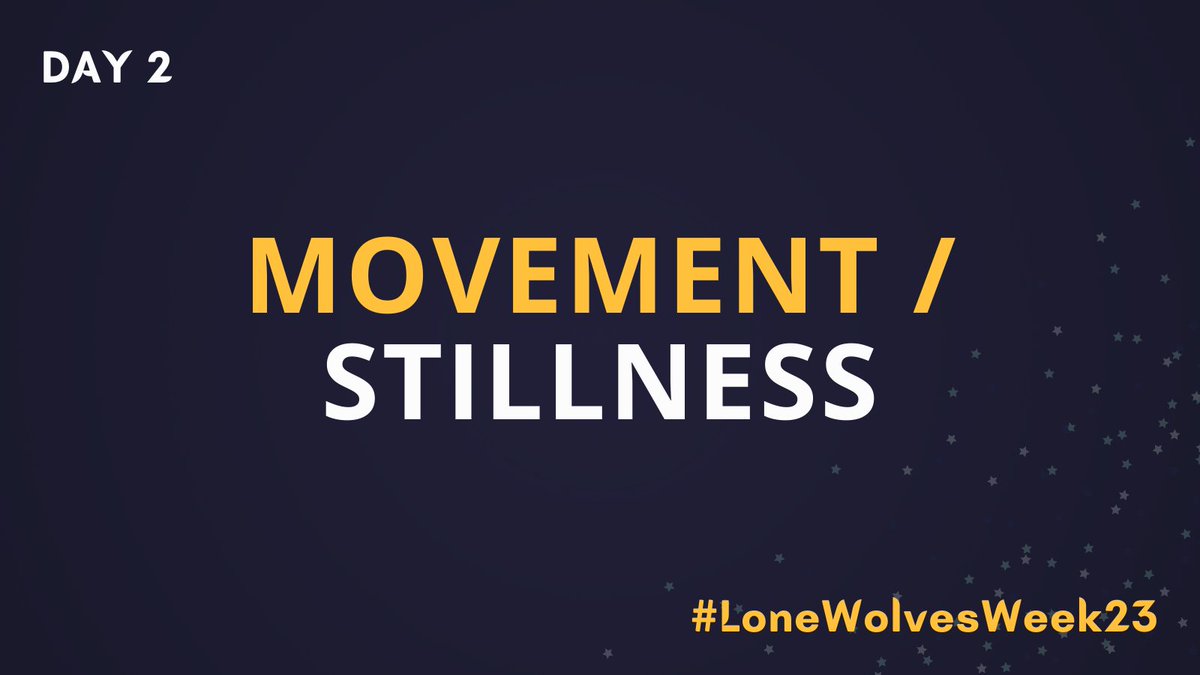 nilikhangdiwa's tweet photo. day 2 of #LoneWolvesWeek23 has officially begun! today's prompt is MOVEMENT / STILLNESS! ao3 writers can choose to add their works to the Lone Wolves Week 2023 collection -> https://t.co/pRxrt9tjC8 https://t.co/PhSffXyflc