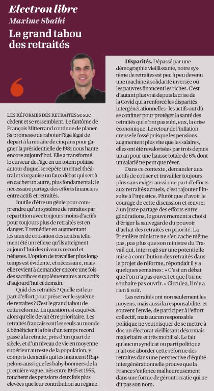 Demander aux actifs de cotiser et travailler toujours plus sans exiger aussi une part d’efforts aux retraités actuels, c’est rajouter l’insulte à l’injustice.

Bienvenue en gérontocratie.

Ma chronique spéciale #Retraites pour <a href="/lopinion_fr/">l'Opinion</a>