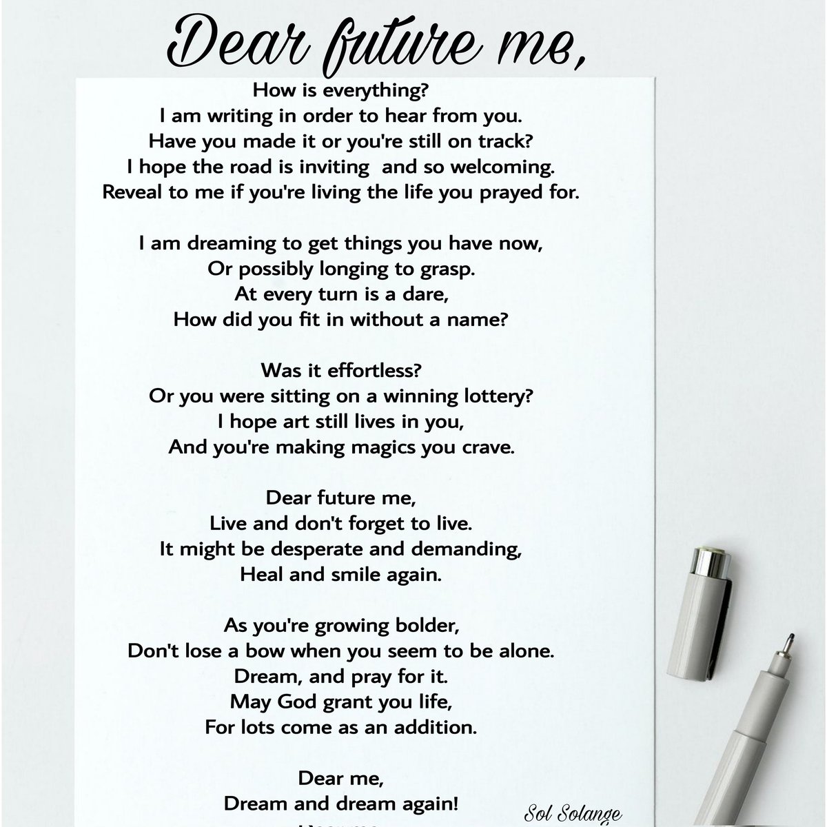 Every birthday I am reminded to love myself and grow again.
As simple as it is,  I want my future self to read this on her birthday again so that she doesn't lose hope

As we grow older, so are challenges
I want to remind her to love and smile more, to heal and move on.
#Birthday