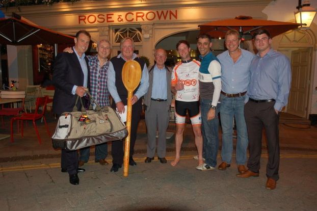 flupton's tweet photo. Paying tribute to #DavidDuckham this morning the legendary @CoventryRugby England and British Lions player - back in 2011 he supported our charity bike ride through the Alps for @WoodenSpoon1
He was charming, generous and a complete Gentleman, pictured at the launch in #Warwick https://t.co/Onl44Qdo9a