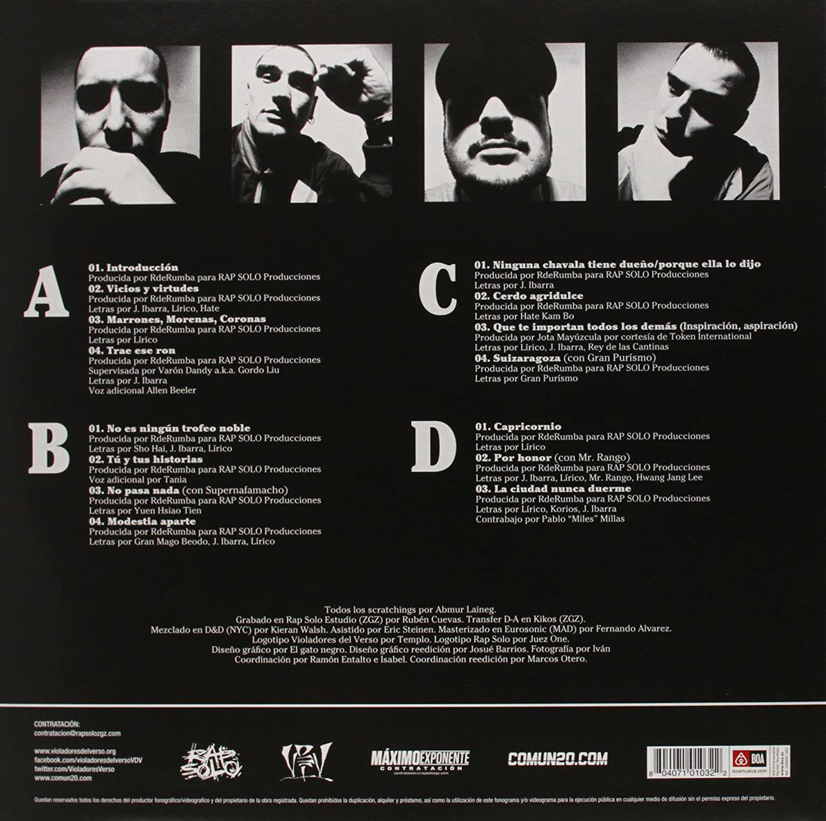 Hoy 11 de enero de 2023, se cumplen 22 años del álbum ‘Vicios y Virtudes’ de Violadores del Verso

¿Track favorito?