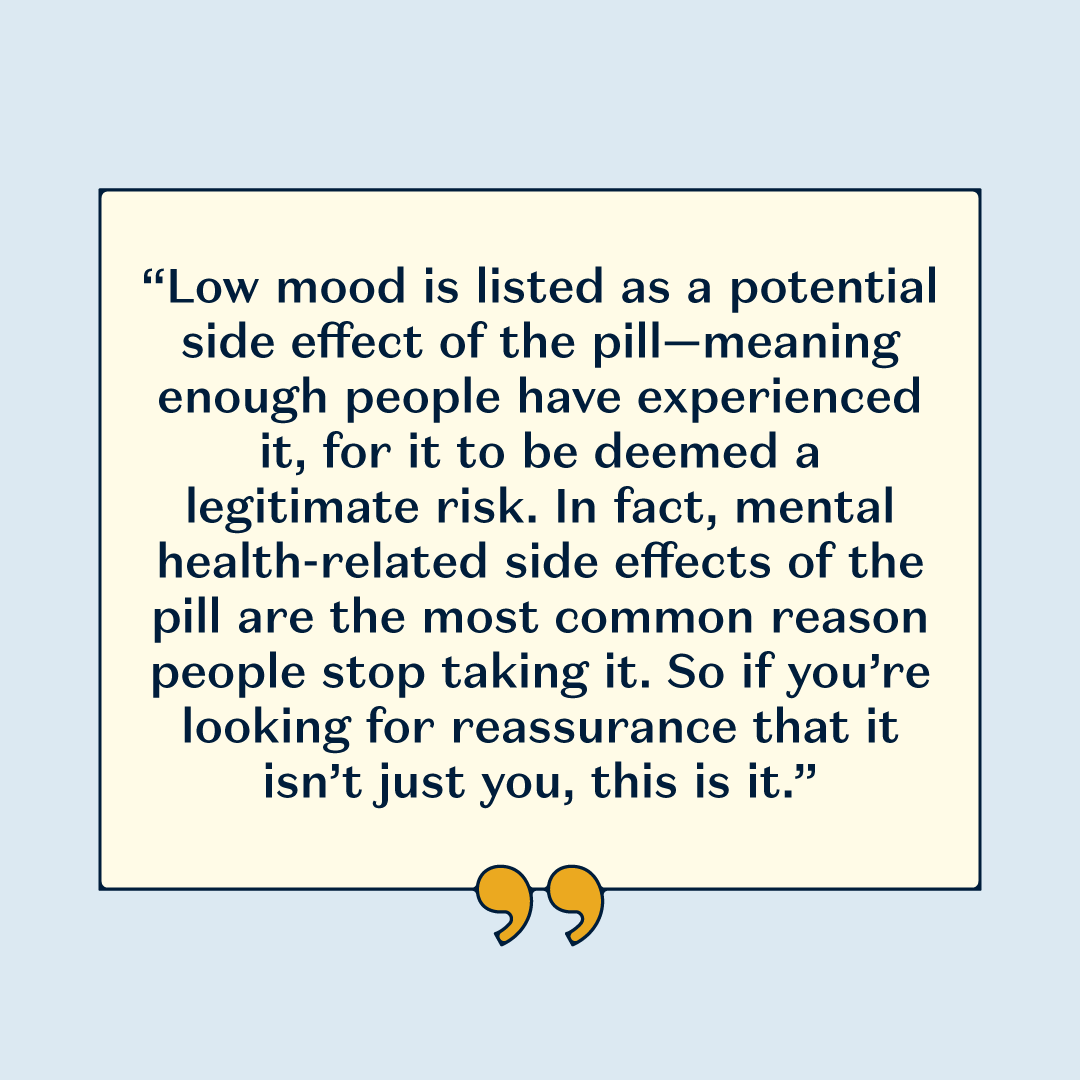 Going on the pill shouldn’t feel like a gamble 🎲 🔗 To read more about how the pill can affect mood, and who is most likely to experience negative side effects, check out our Vitals article 👉 yourdaye.com/vitals/womens-… (⚠️TW: depression and suicide)