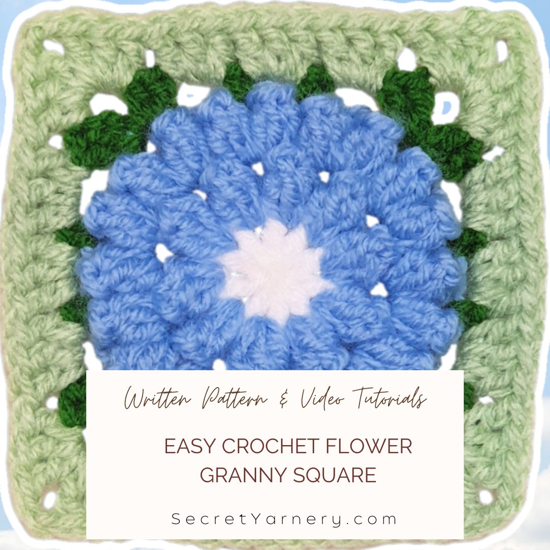 SecretYarnery's tweet image. Have you seen my latest granny square?  The pattern is written in plain English - no abbreviations to decipher, and the video tutorials are available in both left and right handed! #tutorials  #videotutorial #videotutorials #patternlife #grannysquare