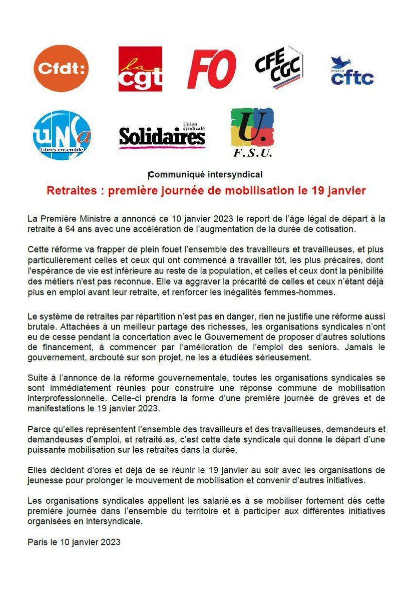 #StopRetraiteMacron #ReformeDesRetraites