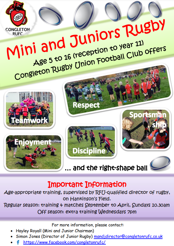 Excellent opportunity to play rugby <a href="/congletonrufc/">Congleton RUFC</a>