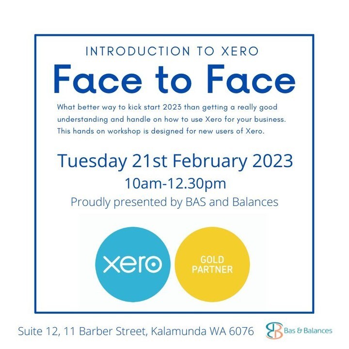 basandbalances's tweet photo. A brand new year is the best time to get your ducks in a row and start running your business smarter not harder, right?
Our workshops are back for 2023 and we are kicking off on the 21st February with our popular face to face - Introduction to Xero.
This… https://t.co/8U9hXrp5Jo https://t.co/k25ya6f08m