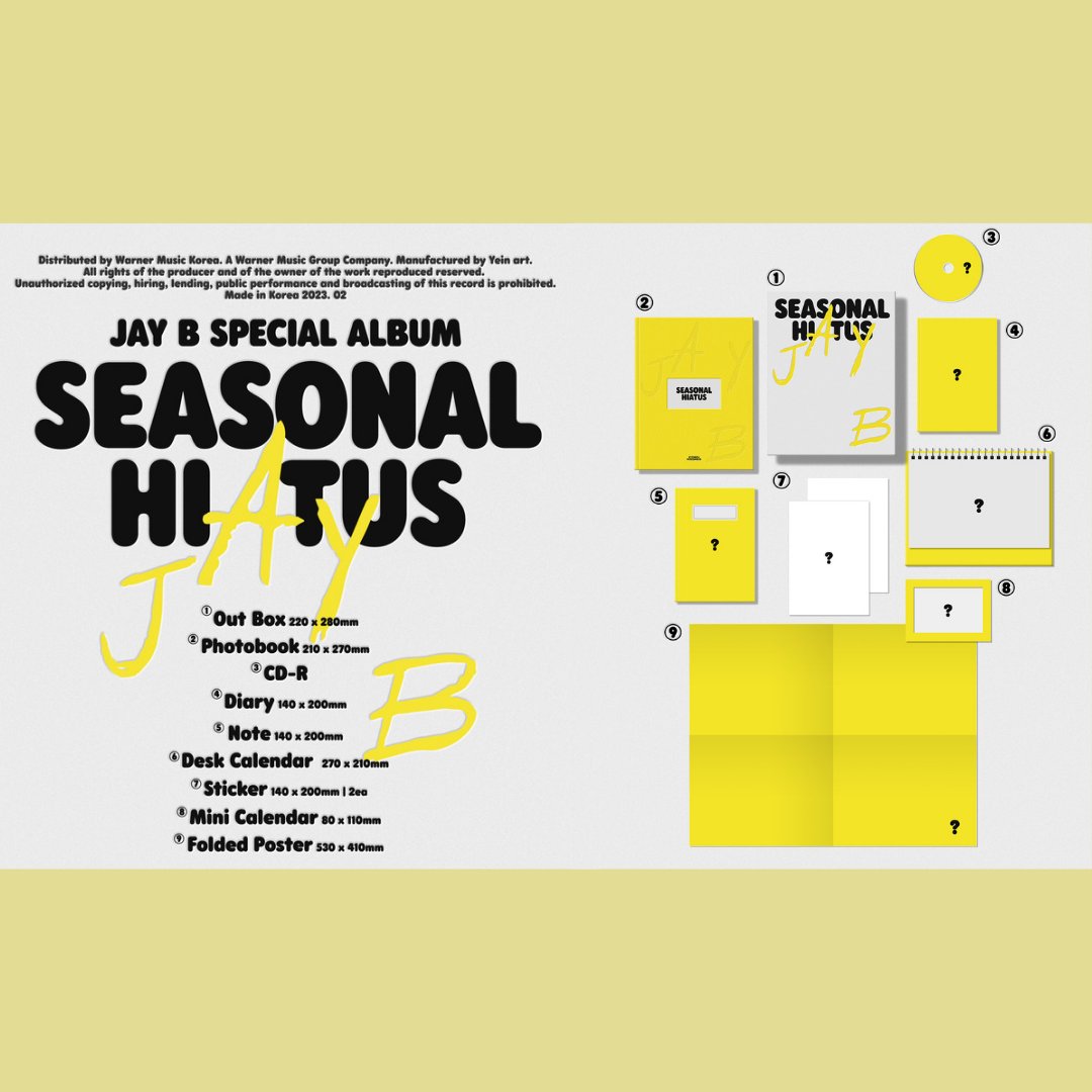 maseoul_'s tweet photo. 【𝙋𝙍𝙀】💛🌴JAY B - อัลบั้มพิเศษ : Seasonal Hiatus
📌 มีของแถมจากเคทาว+ทางร้าน
ส่งกลับแอร์ เรือ
✈️ 1990 🚢 1760
🖇️ ราคารวมภาษีแล้ว
📦 ค่าส่ง 50
🛒 สอบถาม/สั่งซื้อ
🅻🅸🅽🅴 ➜ https://t.co/O91xTeGuYC
#JATB #GOT7 #ตลาดนัดgot7 #ตลาดนัดอากาเซ่ https://t.co/AVqxAM6Tkw
