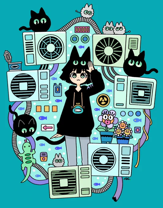 Hi! #PortfolioDayI love cute&amp;strange 