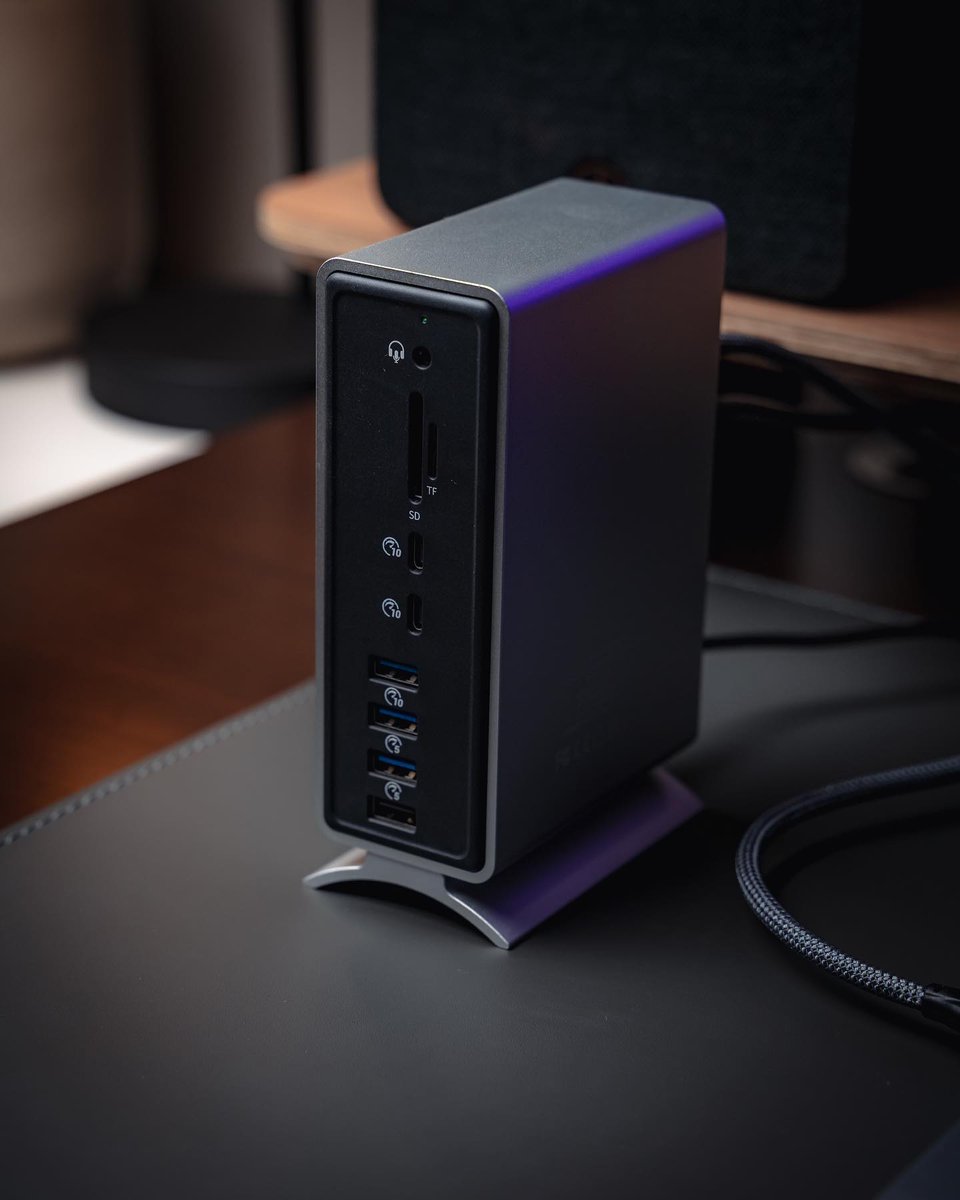 ORICO_Official's tweet photo. Our Thunderbolt 4 Dock is ideal for those looking to take their workspace to the next level⚡️

📸IG@themagitech https://t.co/oHJFidYZOK