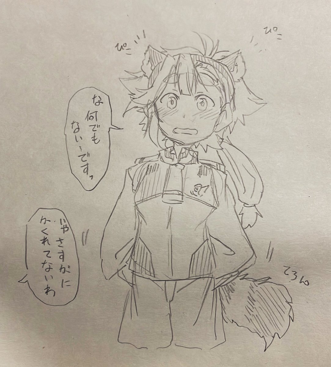 いつも通りの落書きしたわ(スレッたぬ) 