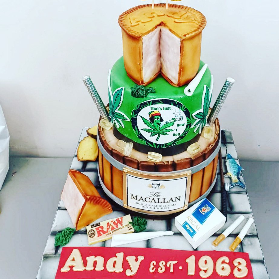 All the favourites  three different flavoured tiers