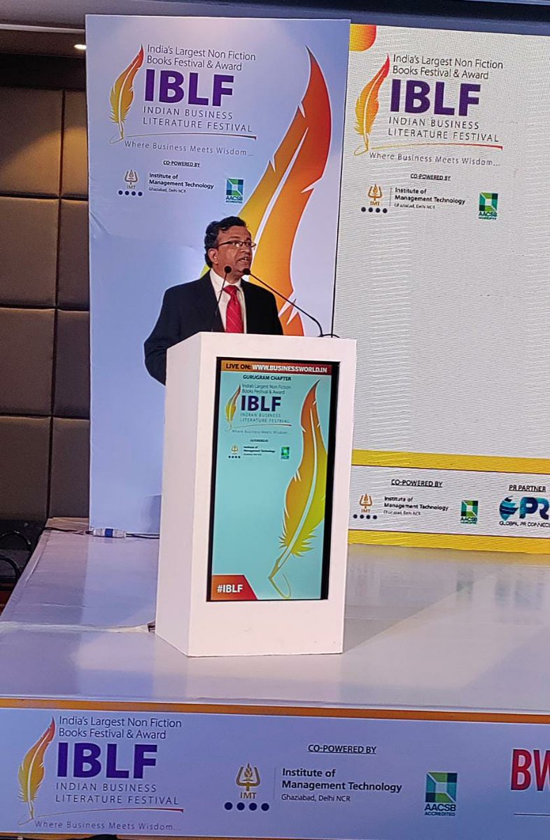 BWBusinessworld's tweet photo. "We all need coaches in our life, someone who is able to recognize our capabilities," says @Nathansv, Partner &amp; Chief Talent Officer, @DeloitteIndia at the 4th Edition of the Indian Business Literature Festival #IBLF #GurugramChapter

Join on: https://t.co/oVZcEoypJY https://t.co/5KEQegLXQN