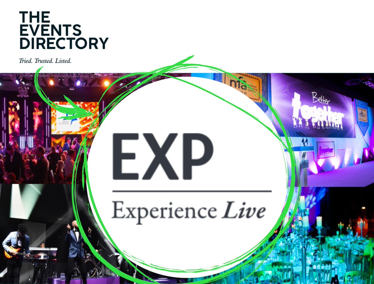 Looking for an agency to make your event a real success? Get in touch with EXP Live! With the expertise, knowledge &amp; vision to deliver, they handpick their team to guarantee that every element is exactly what their clients want &amp; need. 
theeventsdirectory.com/profile/exp-li…
#events #agency