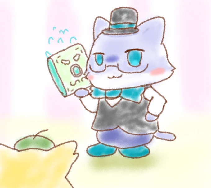 てんま様( )にフリーゲーム「裏がある夢の店」のネマさんのイラストをいただきました!本当にありがとうございます! 
