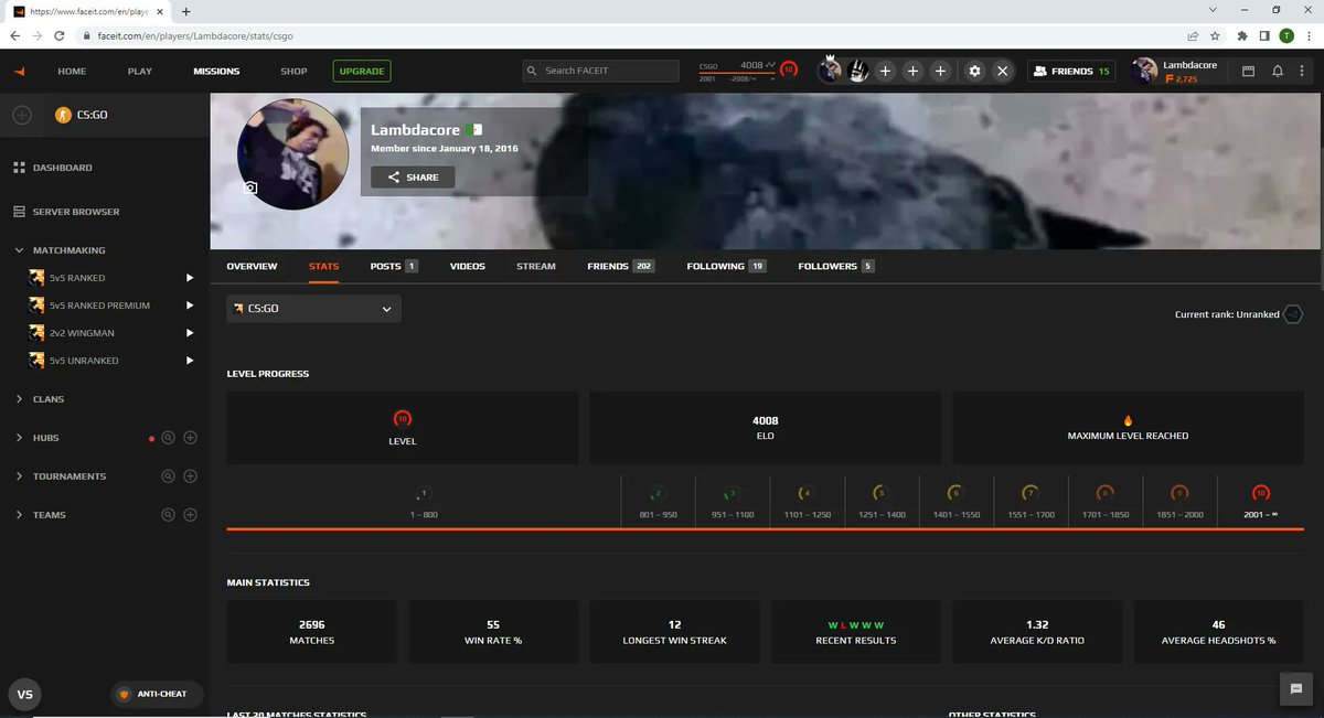 Zizou_T_'s tweet photo. first time hitting 4k elo on faceit , nothing to be proud of but 2 years ago if somebody told me that i would do it i wouldn't believe him , it's not hard everybody sucks but some more than others ๐๐
#notyouraveragegamer
#15averagegangsbaiter https://t.co/LY5iKGR9r6