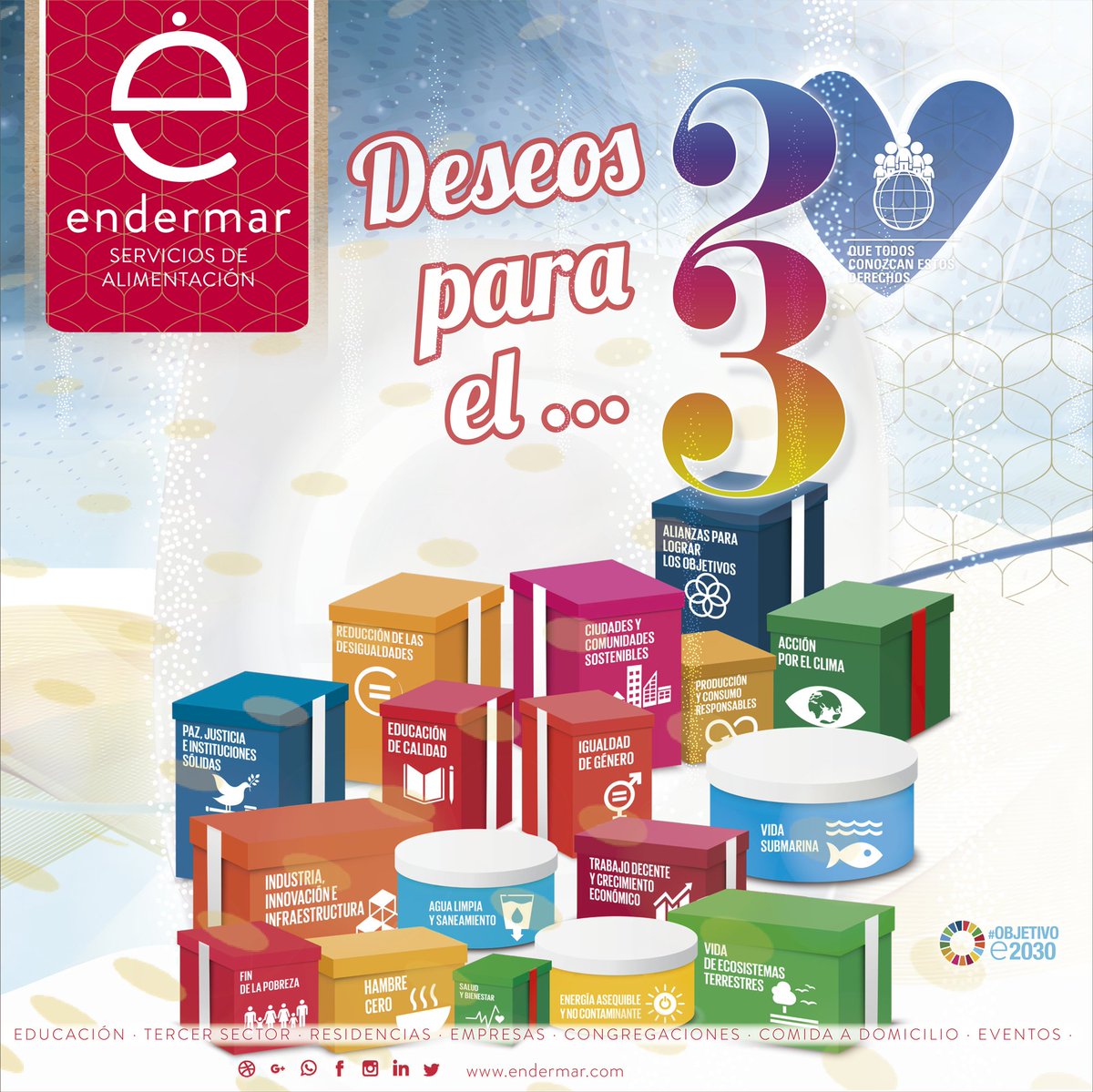 Deseos para el 23!
<a href="/Endermar_/">ENDERMAR</a> - Menús Sostenibles

Nuestro mayor deseo es continuar llevando a cabo nuestra gran labor, con la misma pasión de siempre.
¡GRACIAS por vuestro compromiso y confianza!

endermar.com

#saludable  #cocina  #Gastronomia  #Familia