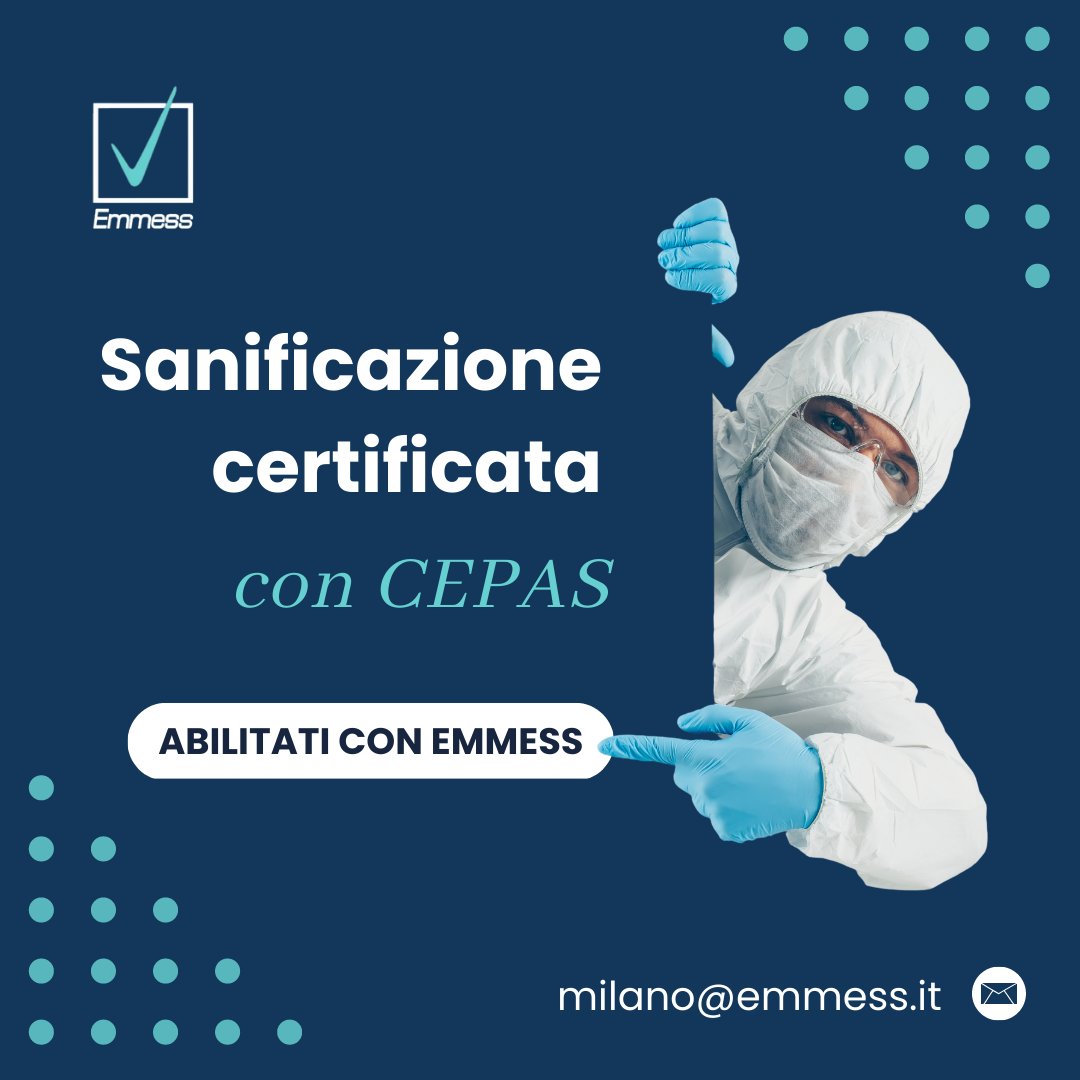 Emmess_Srl's tweet photo. In collaborazione con il Ministero della Salute e con Cepas, Emmess supporta l'attività professionale di #sanificazione nel rispetto della normativa vigente.
Scopri di più 👉 https://t.co/Kk1eolILxo
#emmess #emmesslifestyle #sanificazione #sanification #salutepubblica #cepas https://t.co/7RfxmU1Dvp
