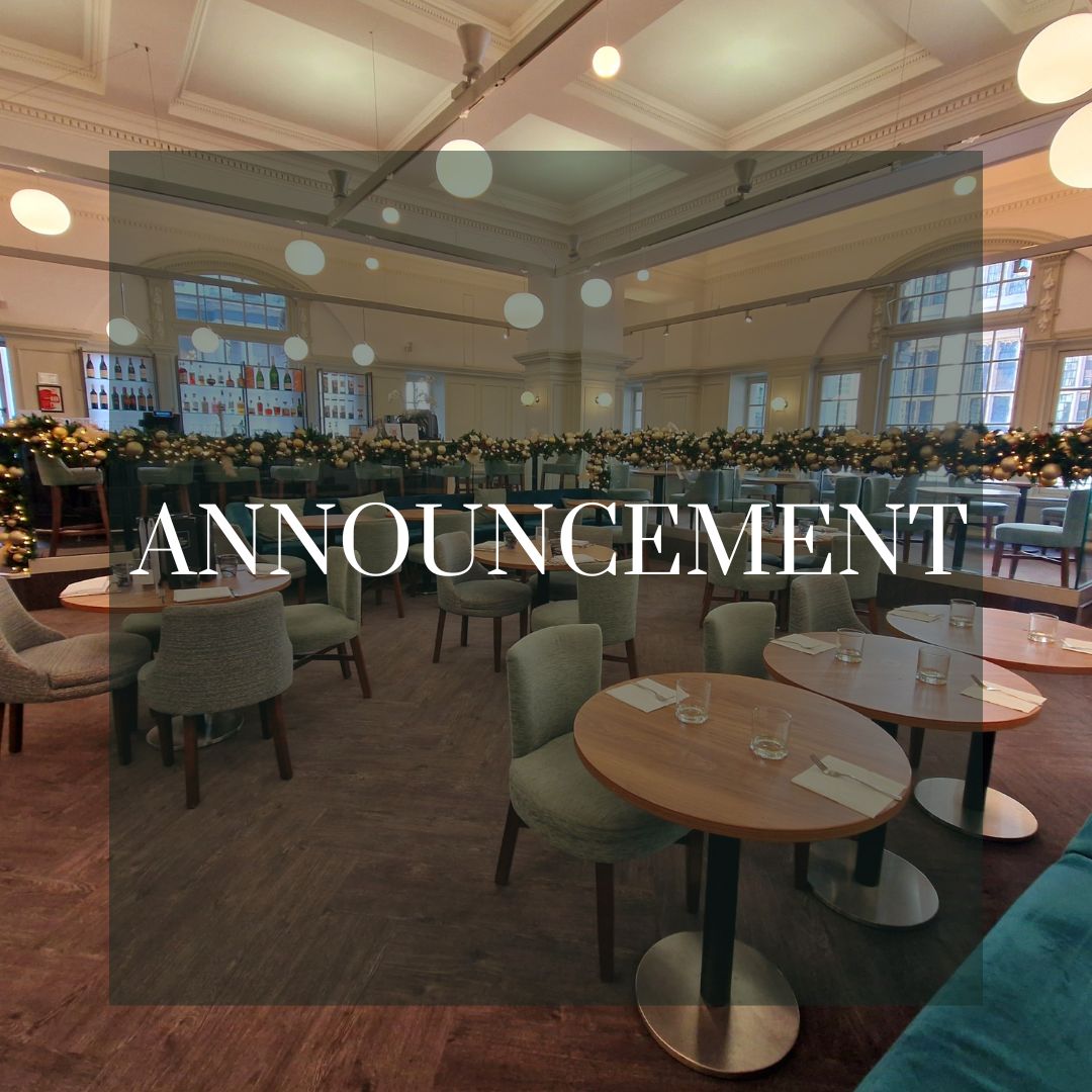 113ChanceryLn's tweet photo. We are delighted to announce that from Monday 16th January there will be refurbishments taking place in The Vulliamy Lounge.
Find out more: https://t.co/DDOSY6ZQSd
#chancerylane #cityoflondon #eventprofslondon #eventprofsuk #hospitality #catering #graysons #conferences https://t.co/RBnMGLciGu