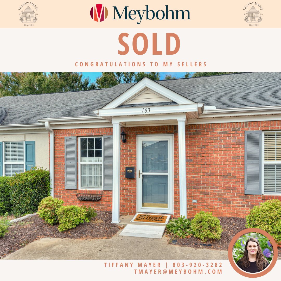 Sold, congratulations to my sellers! 🏡
#SOLD #townhome #northaugusta #aikenrealestate #realestateinvesting #SCRealtor #resale #AikenSC #Justsold #homesearch #listingagent #sellersagent  #buyersagent #homebuyers #homebuying #GARealtor #CSRA #CSRARealtor #JustSOLD